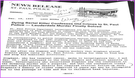 The Crimes Of Paul Michael Stephani, The Weepy-Voiced Killer